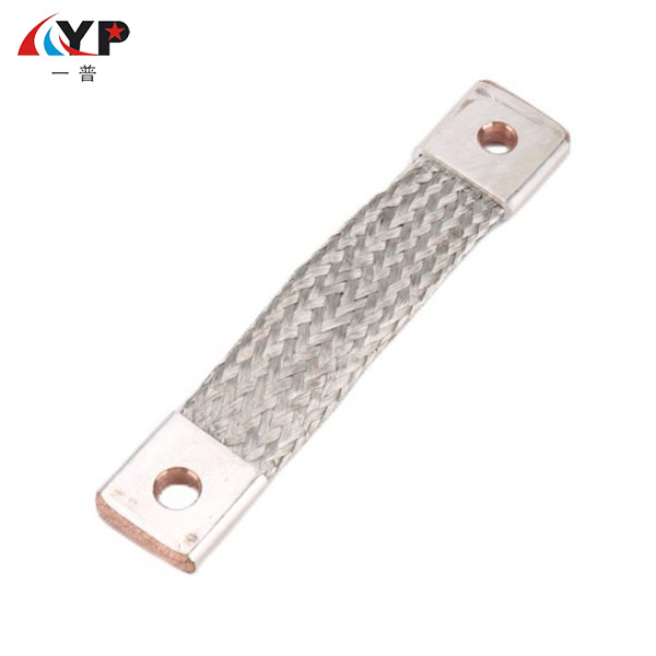 Tin-plated Copper Braided Flexible Connector na May Ferrules