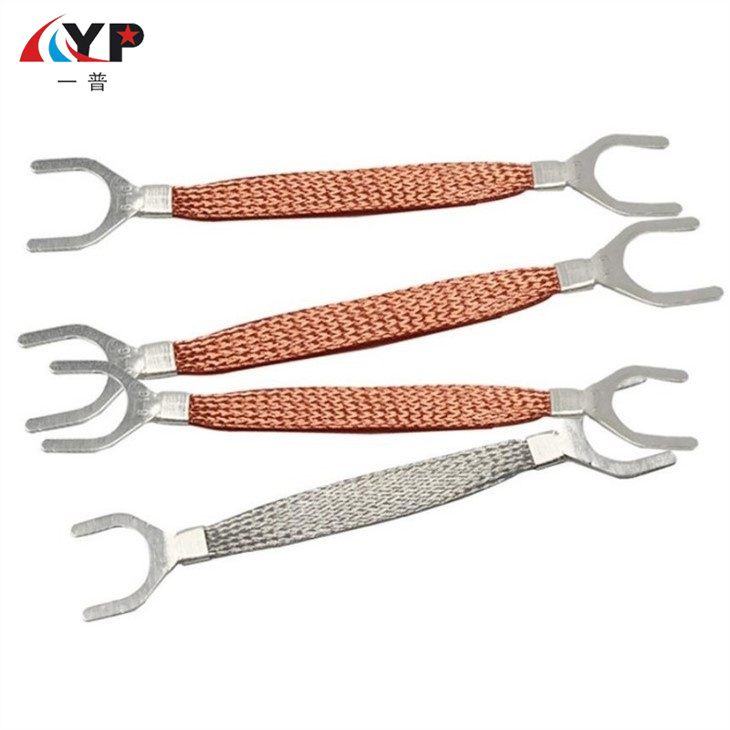 U-type na Copper Braided Flange Earthing Jumper